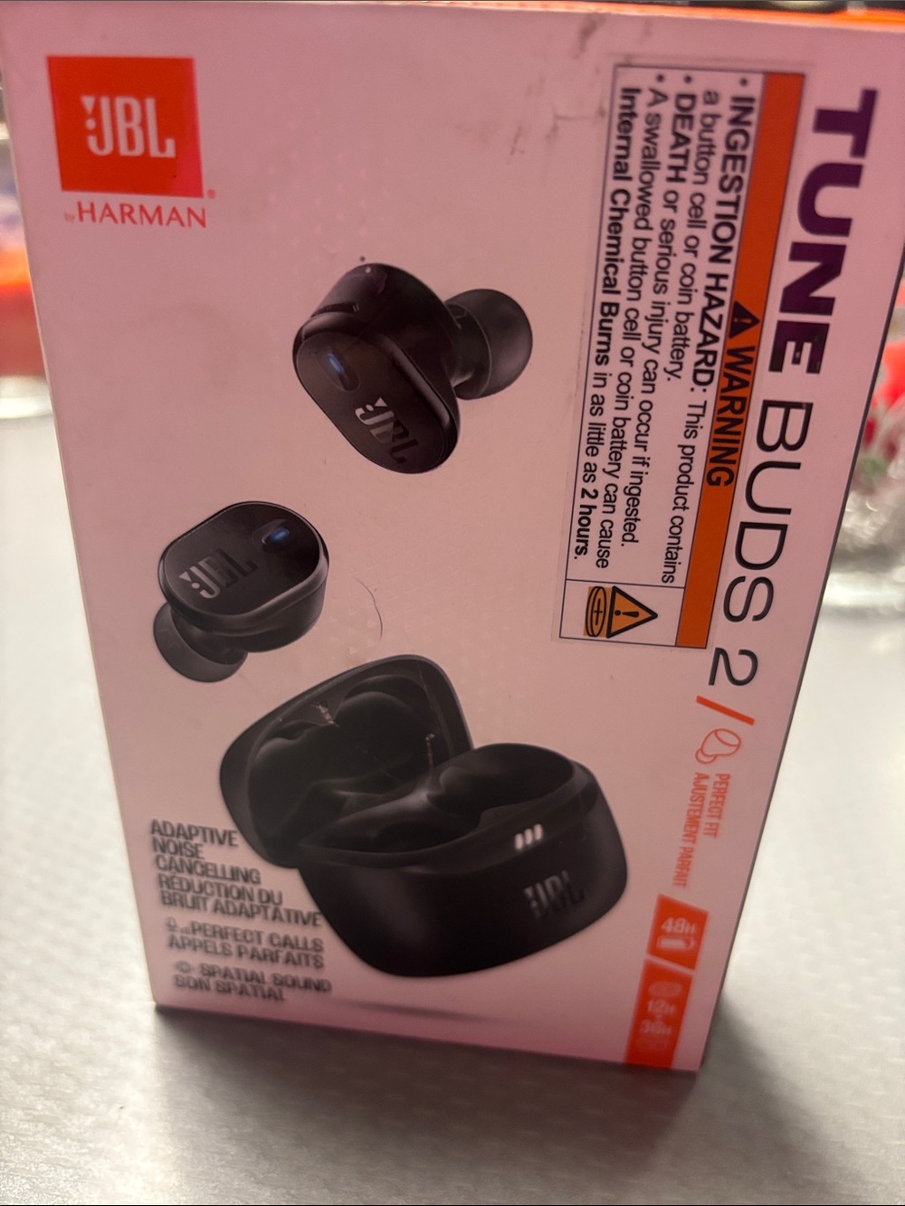 JBL Tune Buds 2 True Wireless Earbuds - Black